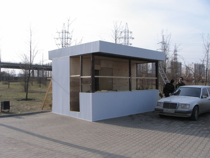 Как сделать самим киоск 452