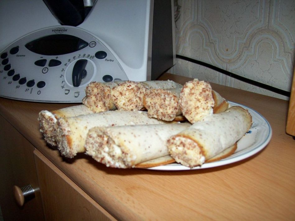 Трубочки с орехами рецепт с фото пошагово