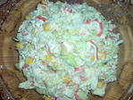Салат с крабовыми палочками "Праздничный"